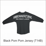 Pom Pom Jersey Black