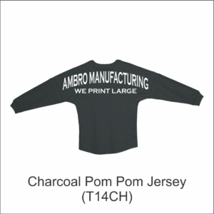 Pom Pom Jersey Charcoal