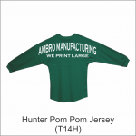 Pom Pom Jersey Hunter Green