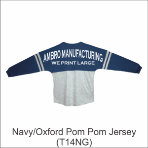 Pom Pom Jersey Navy Oxford