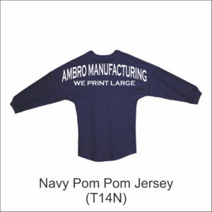 Pom Pom Jersey Navy