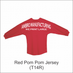 Pom Pom Jersey Red