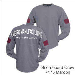 Scoreboard Crew Maroon