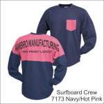 Surfboard Crew Navy Hot Pink